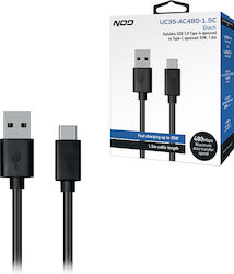 NOD USB 2.0 USB-C männlich - USB-A 35W 1.5m