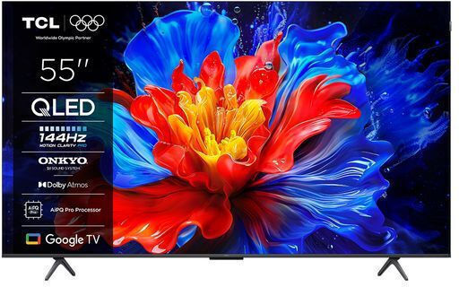 TCL Smart Τηλεόραση 55" 4K UHD QLED P8K HDR (2025) 55P8K