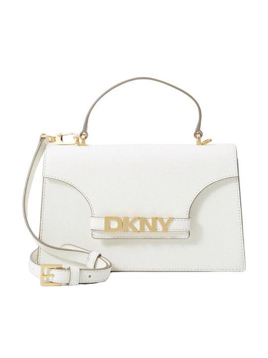 DKNY Leather Women's Bag Crossbody White R51N1J32-00E2 | Skroutz.mt
