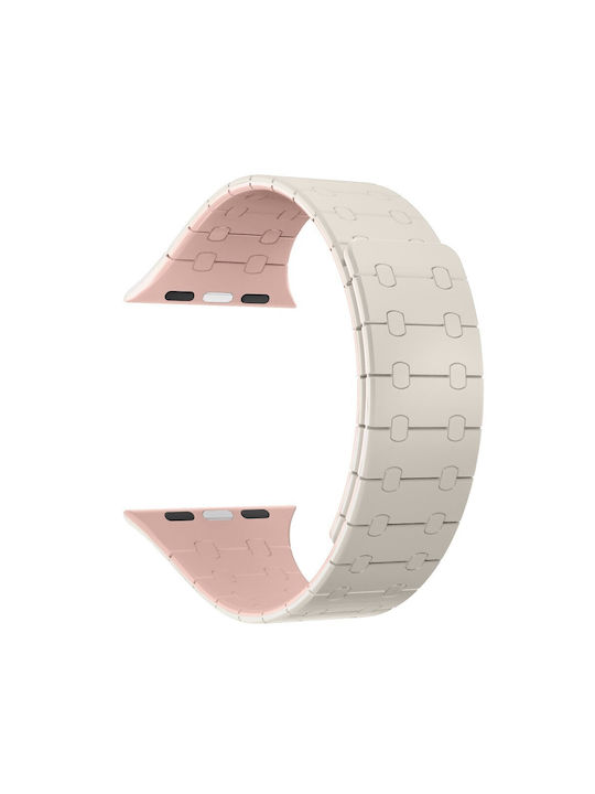 Kalebol Strap Silicone Beige (Apple Watch Series 7/8/9/10/SE/Ultra 1/Ultra 2)
