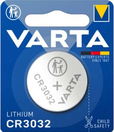 Varta Μπαταρία Λιθίου Ρολογιών CR3032 3V 1τμχ