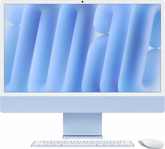 Apple IMac 24" 2024 (M4-10-Core/16GB/512GB SSD/10-Core GPU/macOS) Blue US