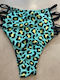 Bikini Slip Ψηλόμεσο Animal Print