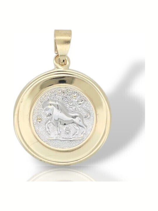 Mentzos Charm Tierkreiszeichen Stier aus 14K Gold M2779