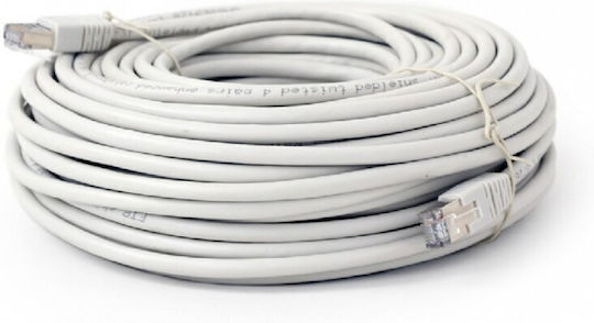 Patch Cord S/FTP Spacer Cat.6 Cupru-Aluminiu 10 M Alb AWG26 "sppc-sftp-cat6-10m" Green Stamp 0.18 Lei