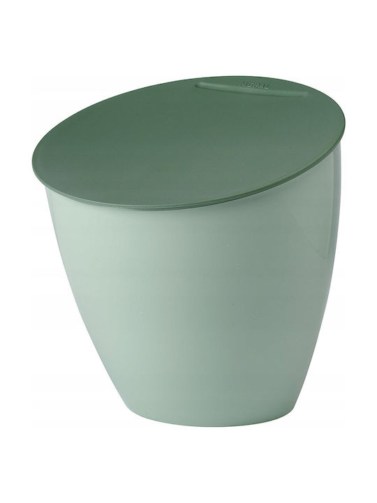 Sage Waste Bin Waste Plastic Green 2.2lt 1pcs