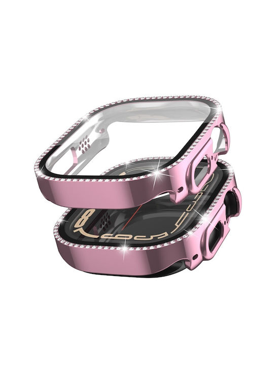 Plastikhülle in Rosa Farbe für Apple Watch Ultra 1, Ultra 2