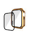Enkay Carcasă de Plastic în culoarea Rose Gold pentru Apple Watch Seria 7, 8, 9 - 41mm