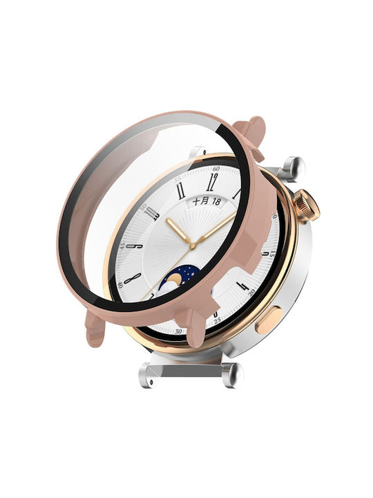 Enkay Carcasă de Plastic în culoarea Roz pentru Huawei Watch GT 4 - 46mm