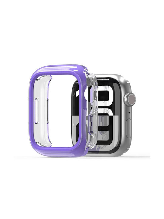 Apple Watch Series 7 8 9 45mm Dux Ducis Camo Series Case Purple