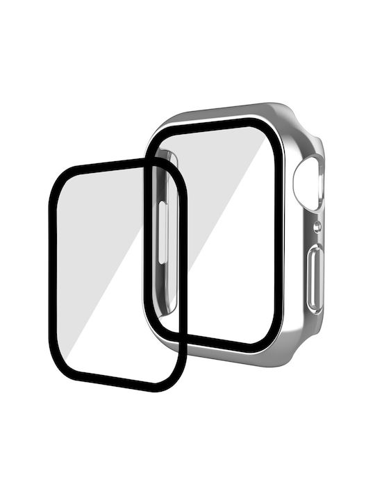 Apple Watch Series 7 8 9 41mm Enkay Θήκη Προστασία Οθόνης Silver