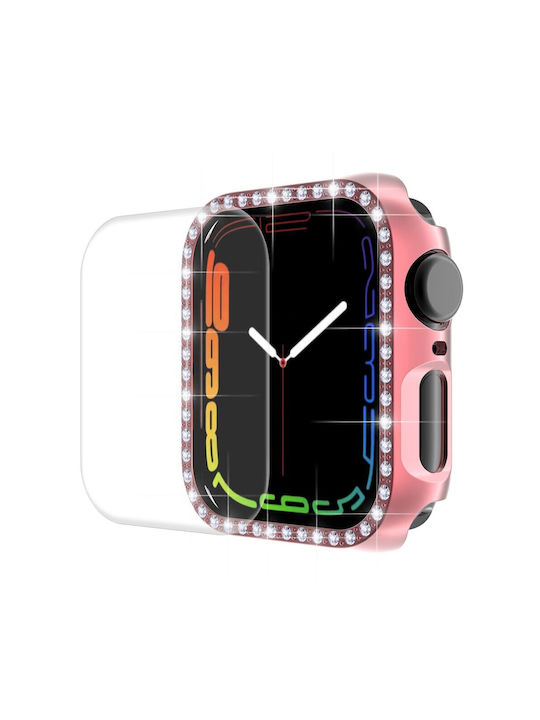 Apple Watch Series 7 8 9 41mm Enkay Θήκη Προστασία Οθόνης Pink