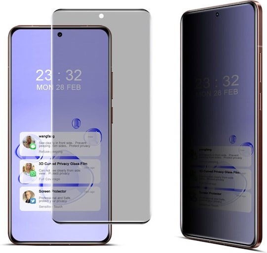 Imak Privacy Full Face Tempered Glass Negru (Realme GT 7 Pro)