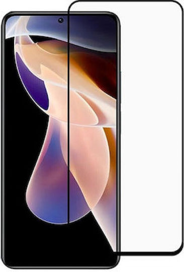 Full Face Tempered Glass Μαύρο (Redmi A5)