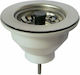 Supapă Chiuvetă Ø90 Pas Ø1½″ Cromată 0555108