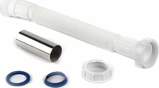 Siphon Foldable 1 1/4 Φ32 Connector Integrated Metal Tail