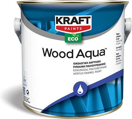 Kraft Wood Aqua Ripolin Acrilic Ecologic Poliuretanic 750ml Bază D Lucios