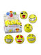 Lean Toys Dog Toys Ball Plaything 30cm Yellow 1 Piece