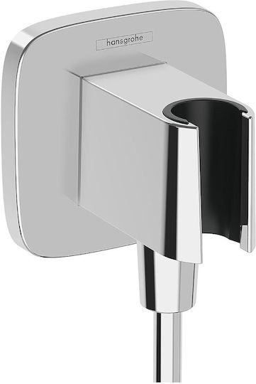 Fixfit Q Wall-Mounted Shower Head Holder Chrome 26887000 Hansgrohe