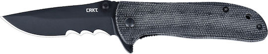Columbia River Knives Drifter Blackout Taschenmesser Schlüsselanhänger Schwarz
