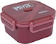 Must Team Plastic Kids' Food Container 1.1lt Red