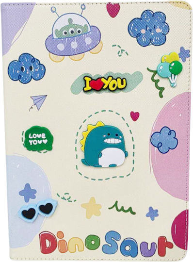 Flip Cover 3d Σχεδιο Θηκη Pen Slot Galaxy Lenovo Tab M11 Dinosaura