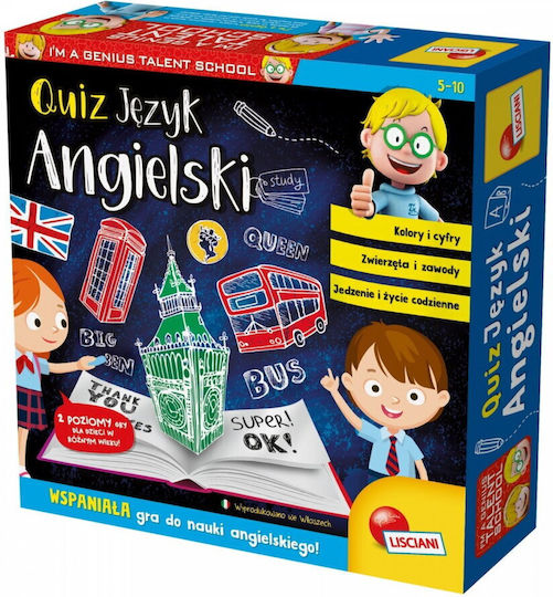 Lisciani Giochi Maly Genius - English Quiz Educational Game Knowledge