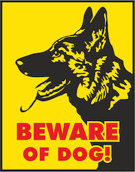 Πινακίδα "beware Dog" 1 20x16