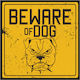 Πινακίδα "beware Dog" Τετράγωνη 20x20