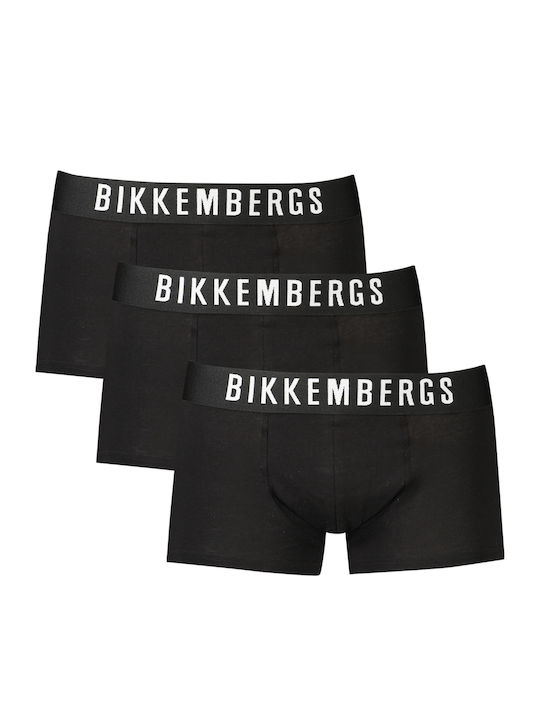 Bikkembergs Μποξεράκια 3Pack Black Bikkembergs Μποξεράκια 3Pack Black