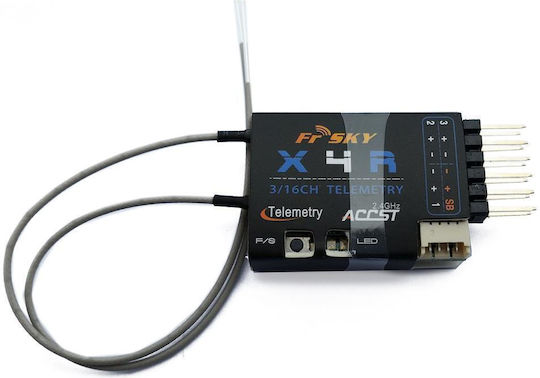 Frsky X4r Sbus 3/16ch Accst Receptor Telemetrie Fpv Multicopter Cu Smart Port + Cppm