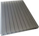 Κυψελωτό Πολυκαρβονικό Φύλλο 10mm Γκρι 210x600cm
