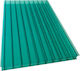 Placă Policarbonat Celular 10mm Verde 210x600cm