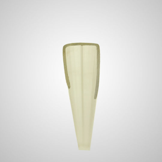 Sealing Profile P Transparent Polycarbonate Uvp 2.10m Thickness 6mm