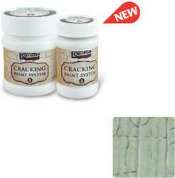 Sistem de Vopsire Cracking Step 2 Pentart 100ml Verde Lichen
