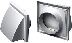 Ventilation Diffuser Φ100mm 154x154mm White Vents