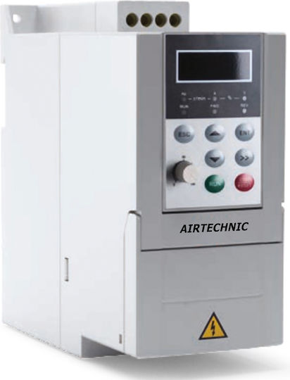 Inverter Ρυθμιστής Στροφών 3ηp 2.2kw 400v-400v Airtechnic 500 4t2.2b