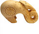 Wooden Art Wooden Walking Cane Head Pixar Carved Snake 0616