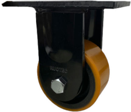 Schweres Rad Typ Statisch Pu 100mm Basis 135mm X 110mm