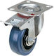 Ruotec Wheels 75x26mm Stainless Steel Type Aisi 304 Rotating Double Brake 502.000.097.075