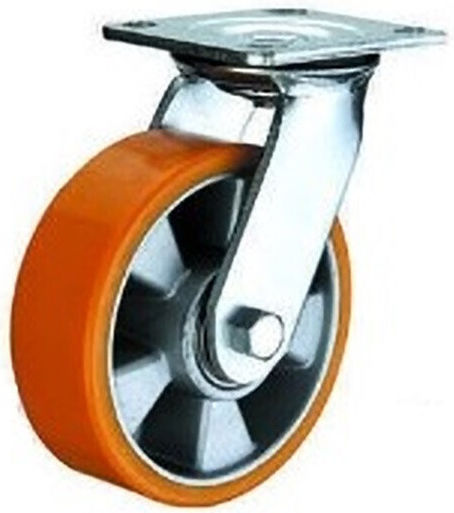 Ruotec Räder 125x50mm Überdimensioniert Typ Pu Drehend Aluminium 502.000.099.125