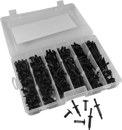 Casetă Nituri Din Plastic 150 Bucăți Jbm Jbm-52711