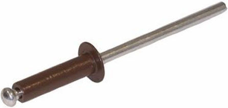 Nieten 4,0mm × 20mm Kaffee