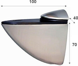 Unterstützung Für Glas Bis 40mm Papagei Nikel Import Hellas C032