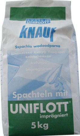 Knauf Gypsum Board Jointing Material Uniflott Moisture Resistant 5kg/bag