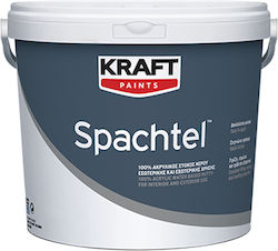 Kraft Spachtel 100% Ακρυλικός Στόκος Νερού 400gr Λευκο Kraft Spachtel 100% Ακρυλικός Στόκος Νερού 400gr Λευκο