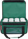 Thermal Coffee Delivery Bag Transport Cooler Up To 8 + 3 Coffee Or 30 Litres Green