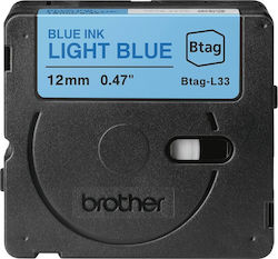 Brother Етикетна Филм 33м x 12мм В Син Цвят Brother Етикетна Филм 33м x 12мм В Син Цвят