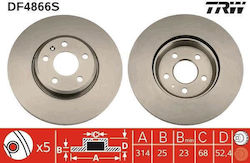 Brake Disc A4 A5 314 25 8k0-615-301-trw Brake Disc A4 A5 314 25 8k0-615-301-trw