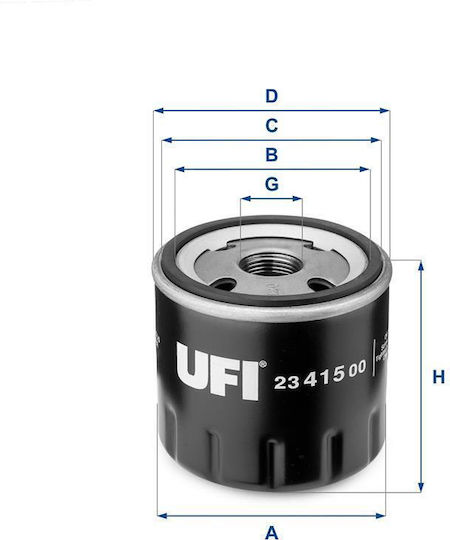 Oil Filter Alfa Romeo A145/6 T/s-147-156-gt-doblo 2341500-137